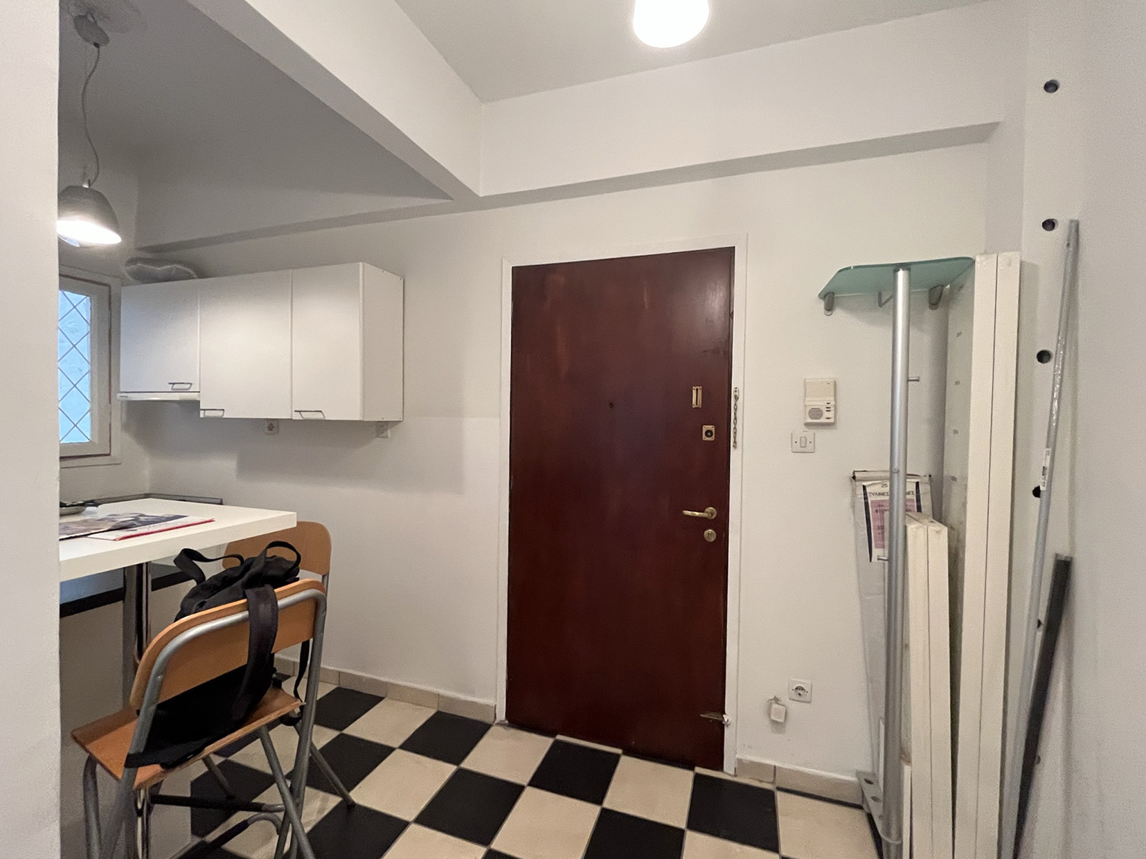 Before: Dated kitchen